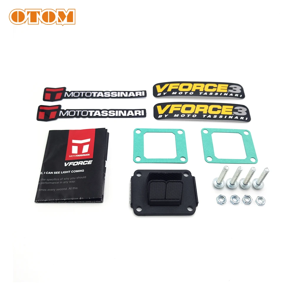 OTOM VFORCE 3 Reed Valve System V-Force V4R83A-i With Intake Manifold For SUZUKI RM65 RM85 RM125 RM250 Motorbike Modified Parts