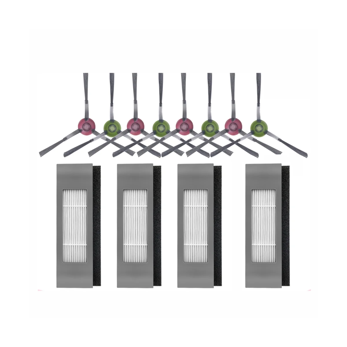 For Ecovacs Debot OZMO 920 / 950 / T5 / T8 AIVI Max / T9 Max Power / N7 Side Brush Hepa Filter Spare Part Kit