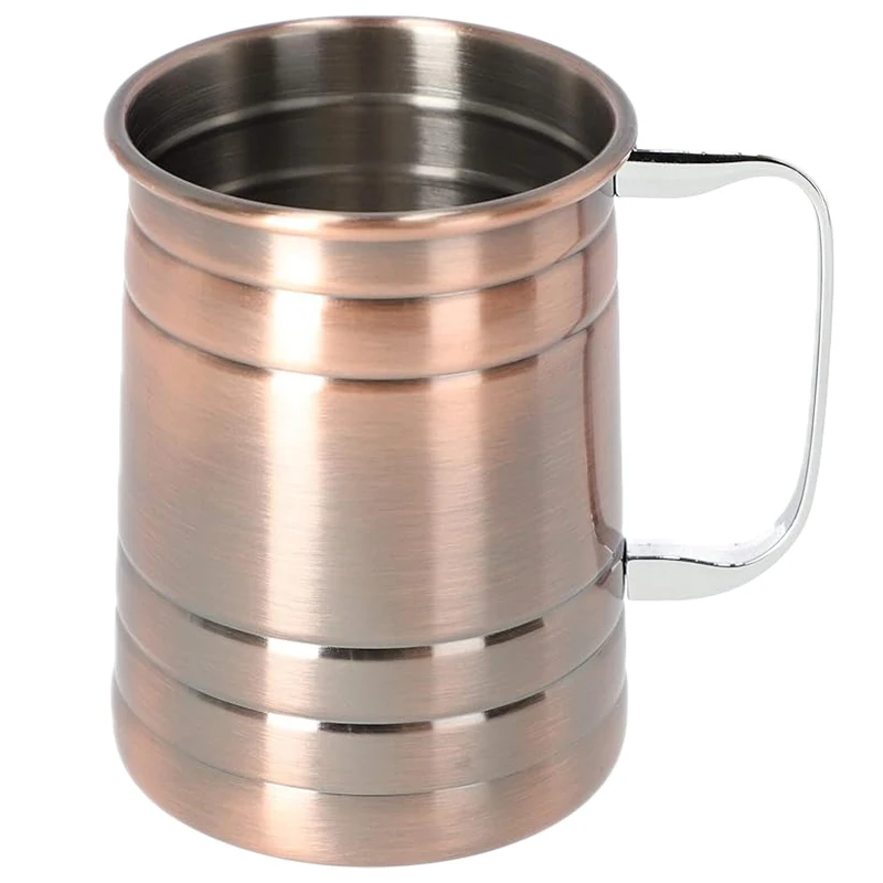 

New 400ml 16.0oz Stainless steel Copper Moscow Mule Mug Durable Coppery Beer Mugs Coffee Mug Milk Cup Drinkware