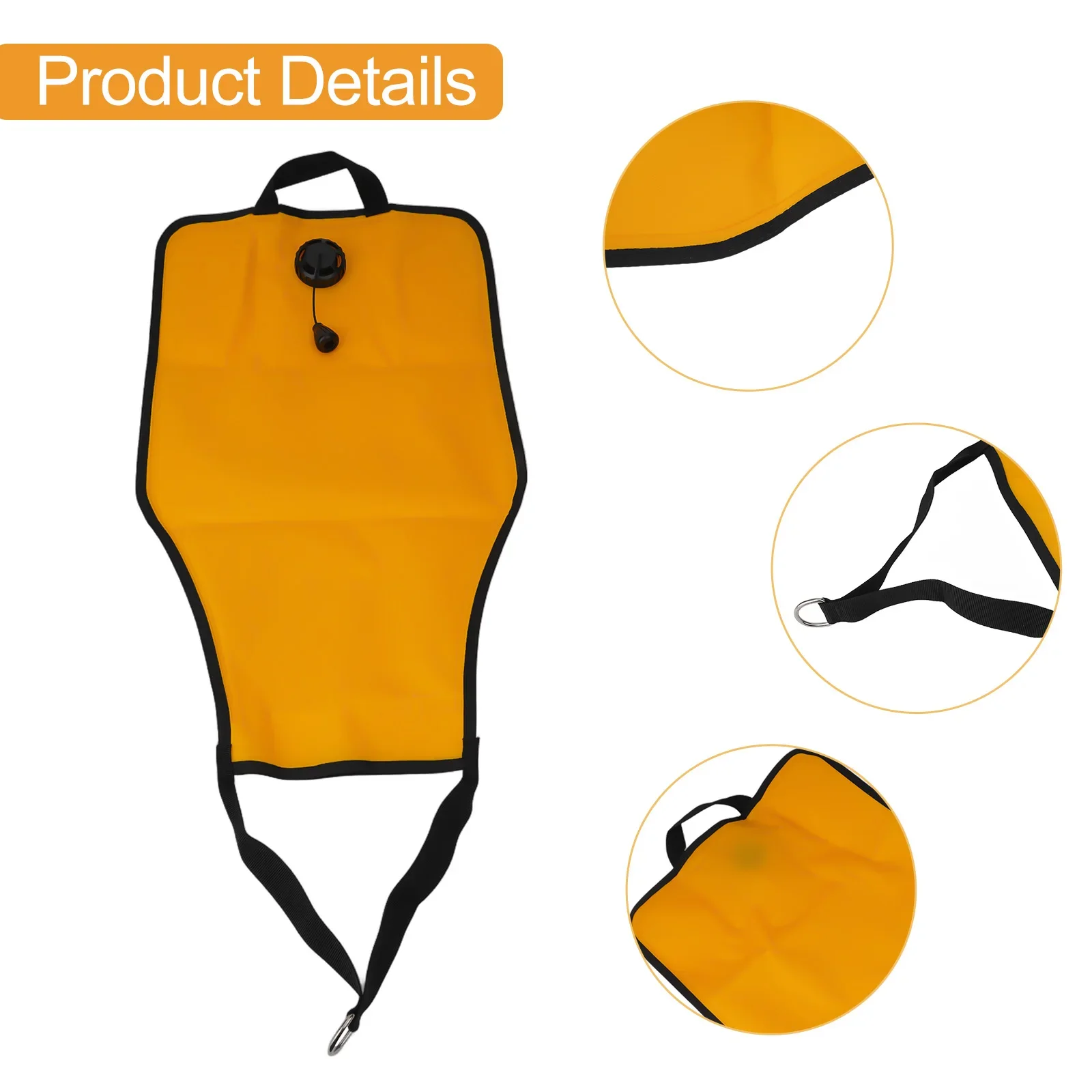 

Salvage Bag Lift Bag 65x35cm Accessories Diving Work Gear SS316+Nylon Scuba Underwater With Dump Valve High Quality