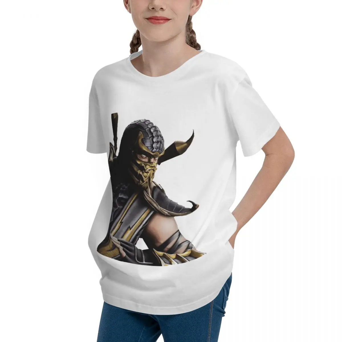 Teeanger Basic Short Sleeve T-Shirt Scorpion Moral Komabat 9 Stance For SexyHigh grade Tees Unique Funny Teenagers