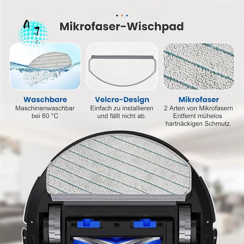 

A07F-Для Ecovacs Deebot N20 Pro Plus/N20 Plus/N20 Робот-пылесос Основные боковые щетки Hepa-фильтры Запчасти для швабры
