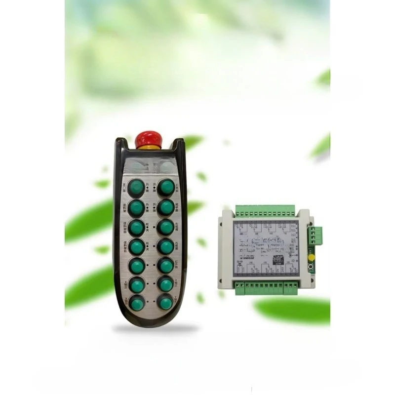 IP67 DH05 industrial wireless remote control with 14 buttons, long control distance, full button industrial controller