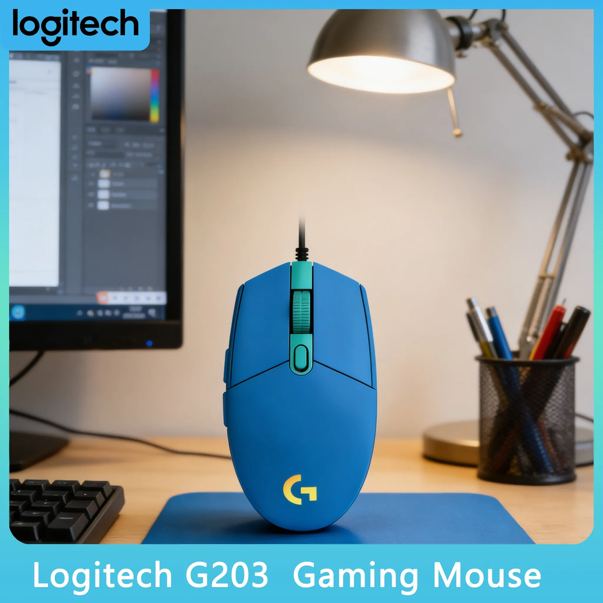 

Logitech G203: 8000 DPI, On-Board Memory Mouse