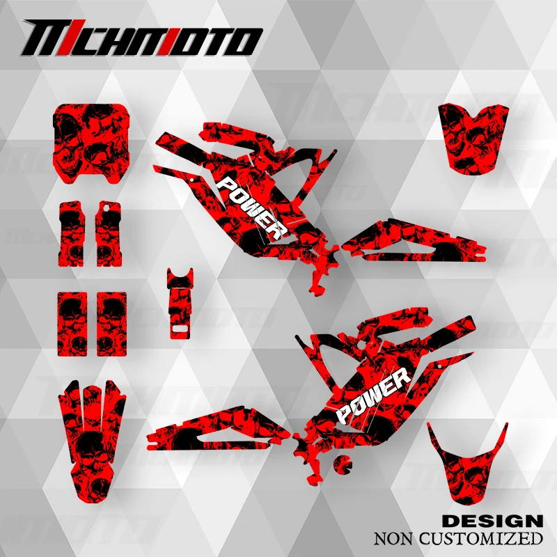 

MCHMFG For Light Bee X 2023 2024 Graphics Decals Stickers Motorcycle Background Custom