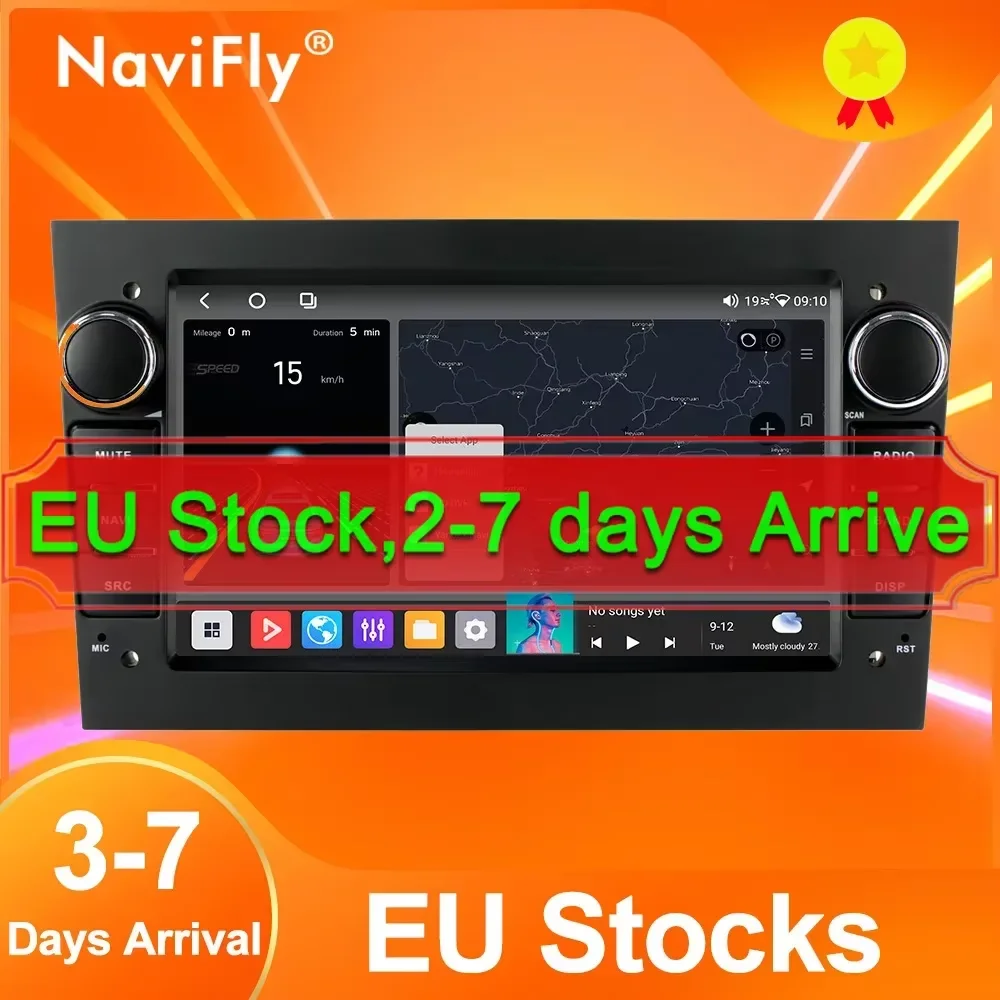 NaviFly  EU Stock 7Inch Car Radio Player For Opel Vauxhall Astra Antara Meriva Vivaro Combo Vectra Corsa Wireless Carplay DSP 4G