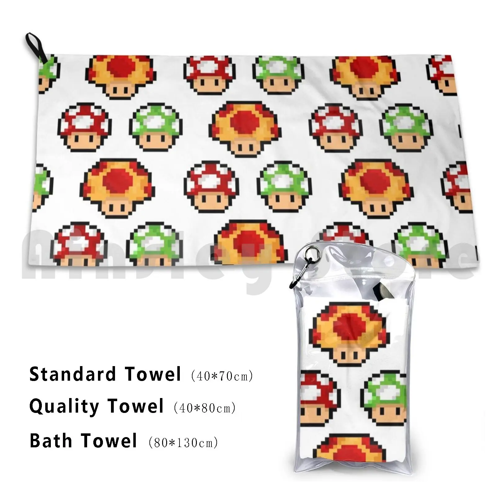 Mushrooms Bath Towe…