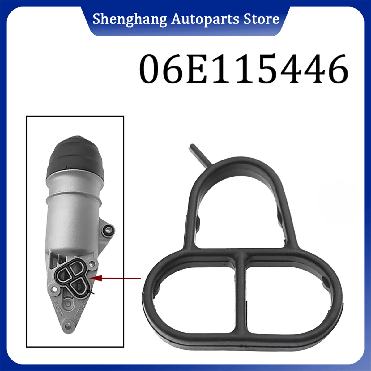 

Уплотнитель корпуса масляного фильтра для 06E115405A для VW Touareg Porsche Cayenne Panamera Audi A4 A5 A6 A7 A8 Q5 Q7 06E115446,95810711100