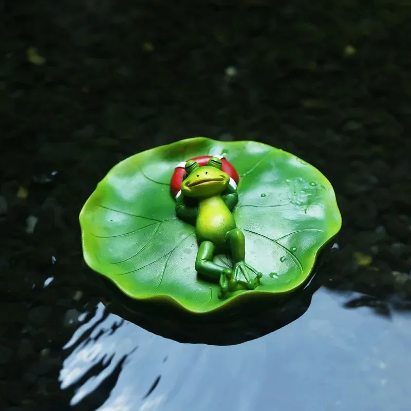 1pc Charming Floating Turtle Garden Statue - Rustic Resin Animal Figurine for Pond & Yard Decor, Perfect for Thanksgiving