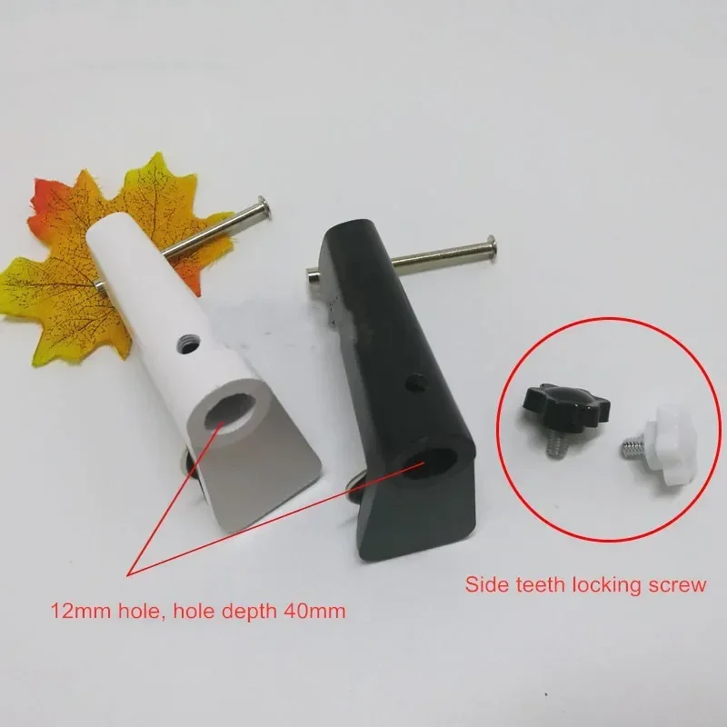 Black/White Adjustable Table Lamp Mount Stand Swing Arm Clip Holder Carpentry Lamp Fixed Metal Base Clip Anti-Slip Bracket Clamp