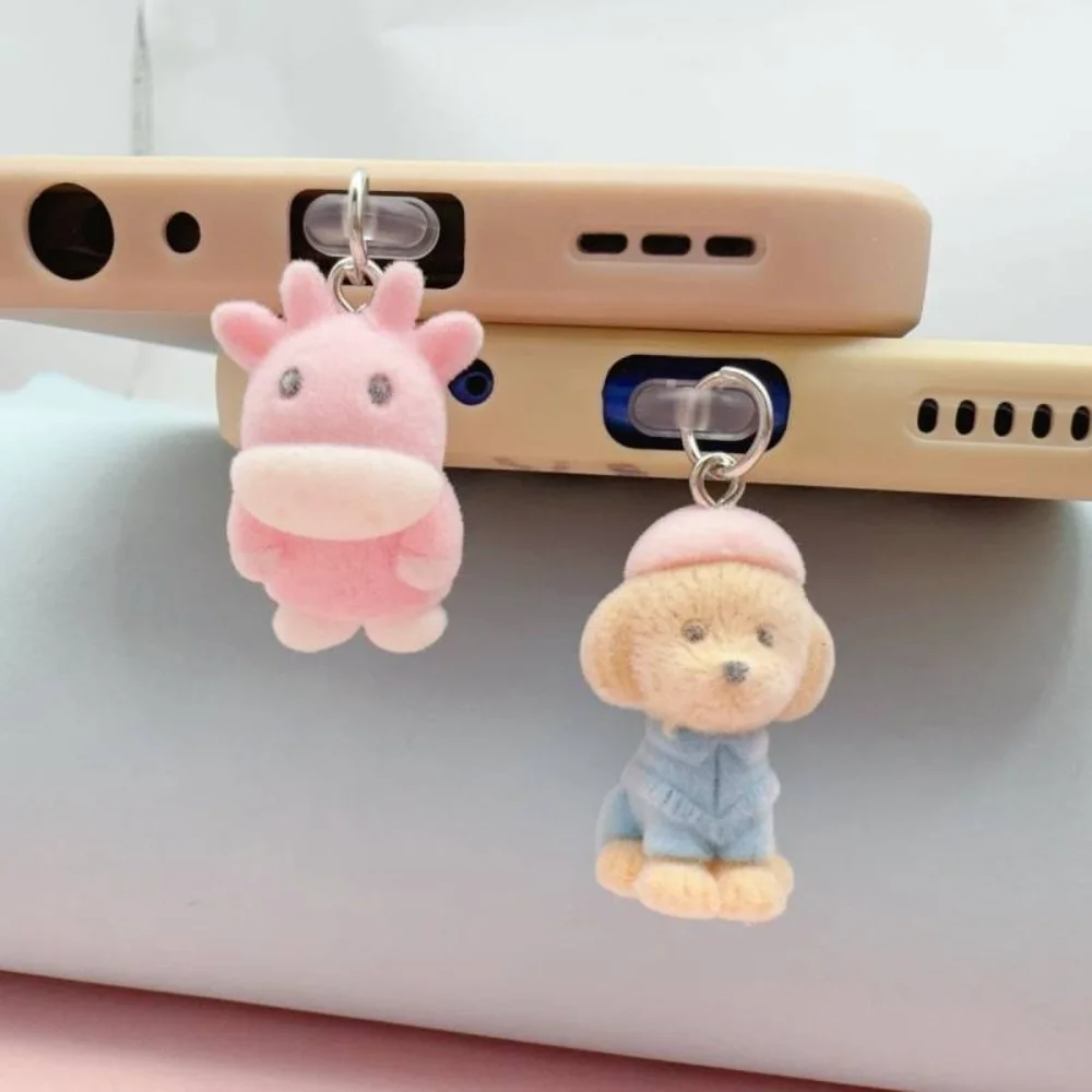 

Пылезащитная заглушка для мобильного телефона, мультяшные животные, кошки, собаки, коалы, кулон, милая поросенок, украшения, аксессуары, мультяшный подарок для IPhone