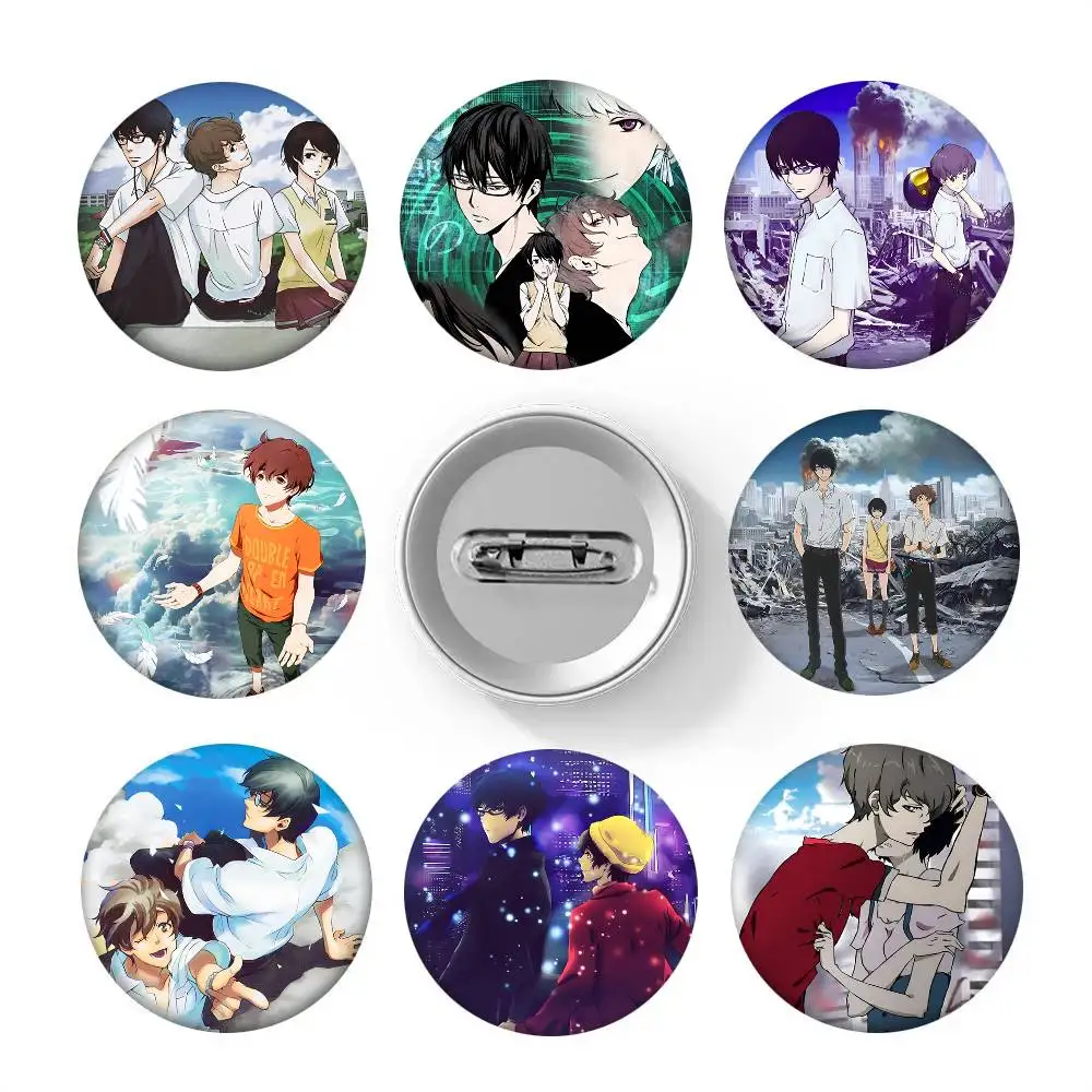 Anime Terror In Resonance Rundes Abzeichen Kreative Brosche Kleidung Rucksack Accessoires Anstecknadel