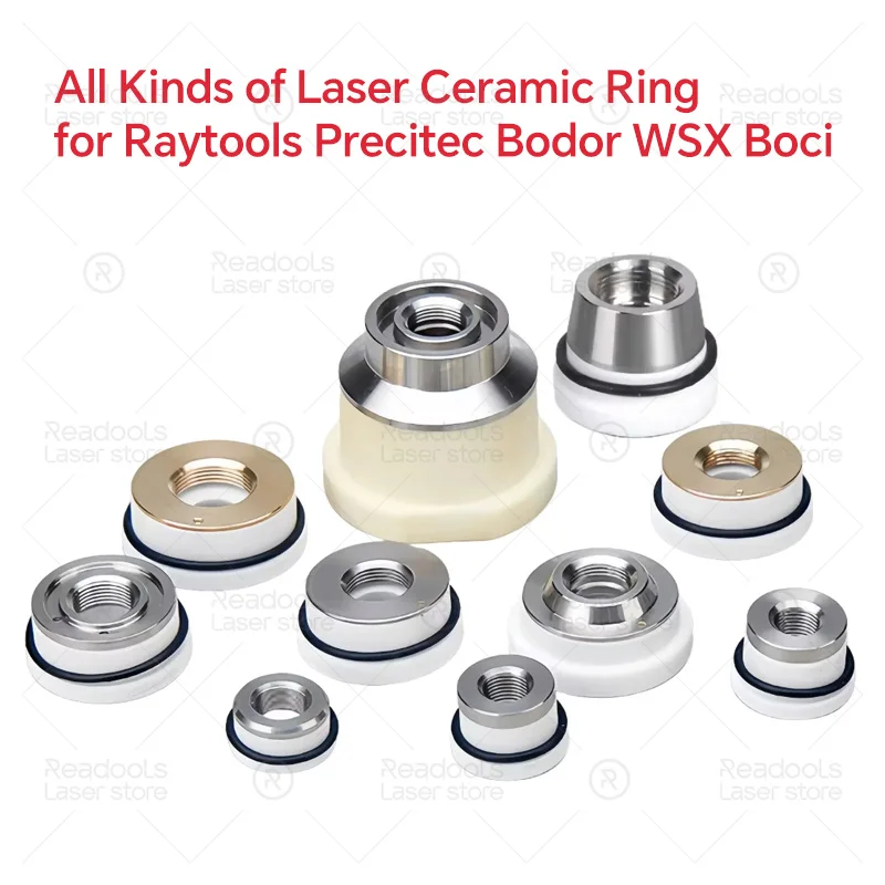Laser Ceramic Ring D28 M11 D32 M14 D31 M15 D13 M5 Ceramic Nozzle Holder for 3D Raytools D19.5 M8 Boci D41 M11 Precitec KTX KTXB