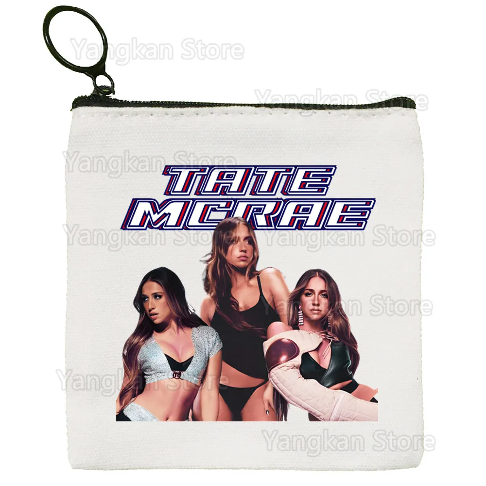 Tate McRae Miss Possessive Wallets Coin Pocket Vintage Male Purse Function Boy And Girl Wallet with Card Holders