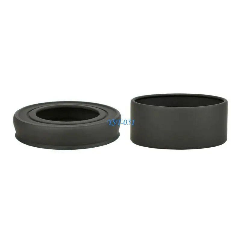 E15A 2PCS Comfortable Rubber Eyepiece Guards Stereo Microscope Eye Guards Simple Installation for 32-36mm Stereo Microscopes