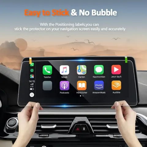 For BMW 5-Series G30 G31 G38 2021-2023 Car GPs Navigation Screen Accessories Tempered Glass Scratch Resistant Protector Film