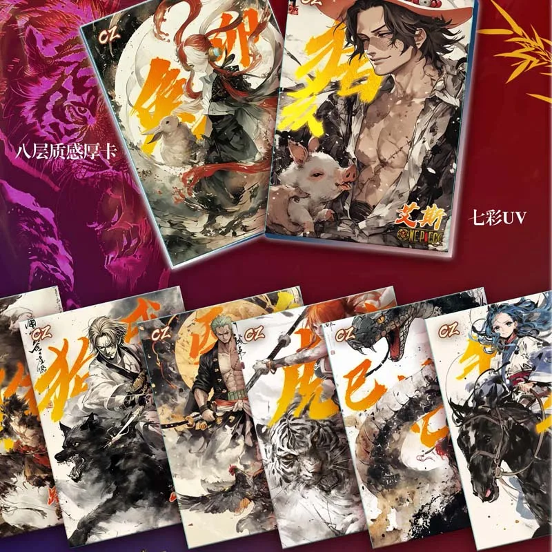 Wholesale One Piece Collection Cards Heka Final Island Metal Acrylic Diamond Jade Card Lsp Anime Trading Cards