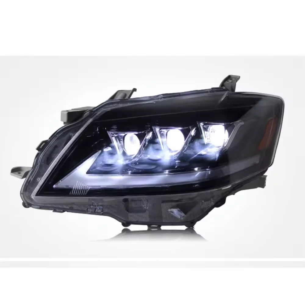 Feux de voiture pour Toyota Camry Aurion, lumière de sauna à LED, lentille de budgétaire, lampe frontale Camry, accessoires automobiles Drl, 2009-2011