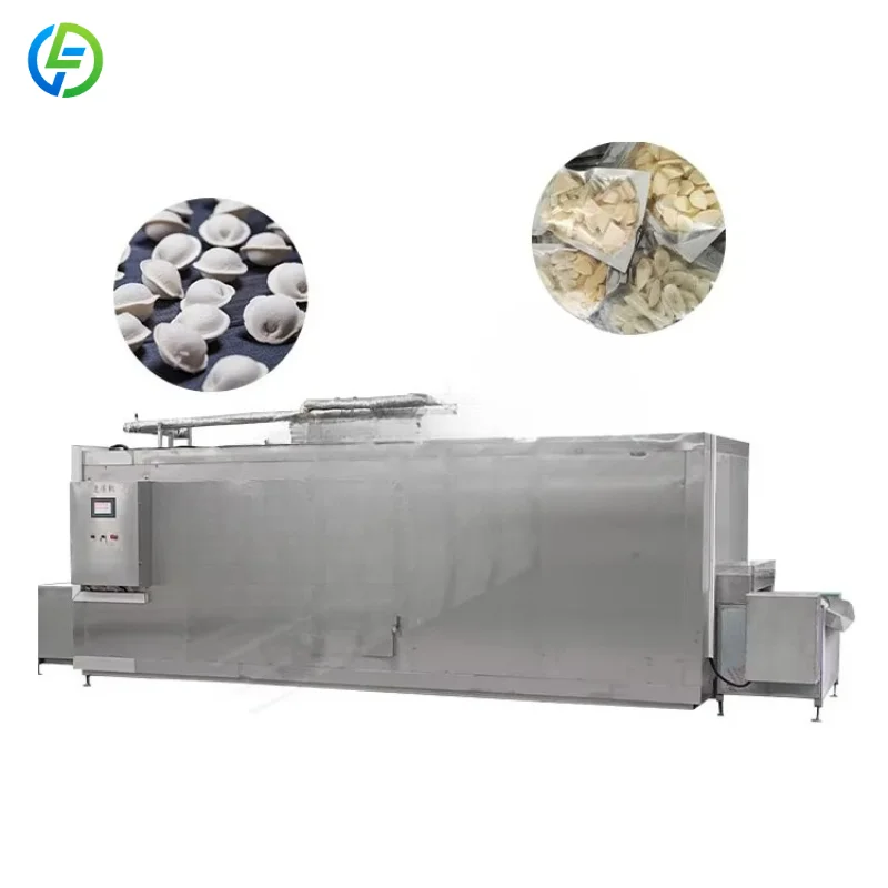 Factory Price Iqf Pizza Quick Fast Blast Fruit Flash Freeze Tunnel Freezer Process Line for Chicken of Ultra Customized
