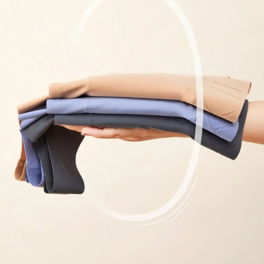 

Однотонный бесшовный спортивный бюстгальтер без косточек из ледяного шелка для женщин, ультратонкое женское белье