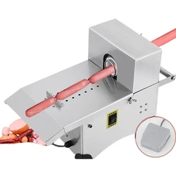 Automatic Electric Sausage Twisting Knotter Tying Machine Sausage Binding Machine Sausages Linker Equipment 220V 200W