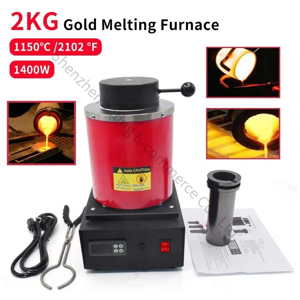 

220v 1kg+3kg Small Household Melting Furnace Gold and Silver Metallurgical Furnace Melting Furnace Jewelry Tools