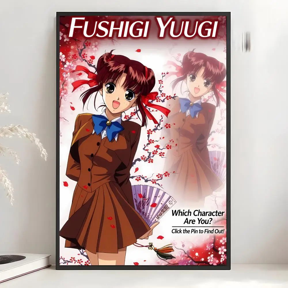 Epic Fantasy F-Fushigi Yuugi Romance Yuuki Miaka Poster Art Wall Decor, Indoor Outdoor for Collectors