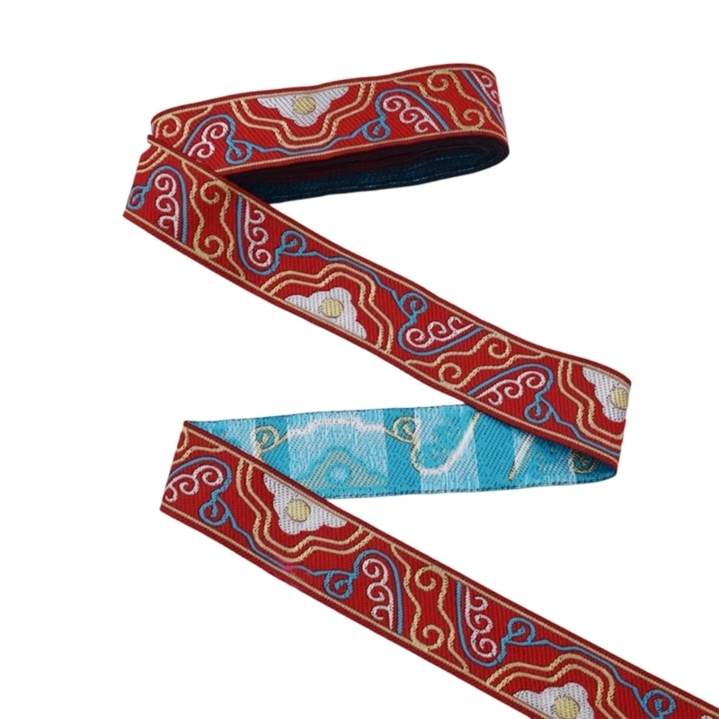 Wolke bestickte Applikation, 1,7 m lang, dekoratives Stoffband, für handgefertigte Kleidungsstücke, Jacken, Taschen, Hüte – Detail 1