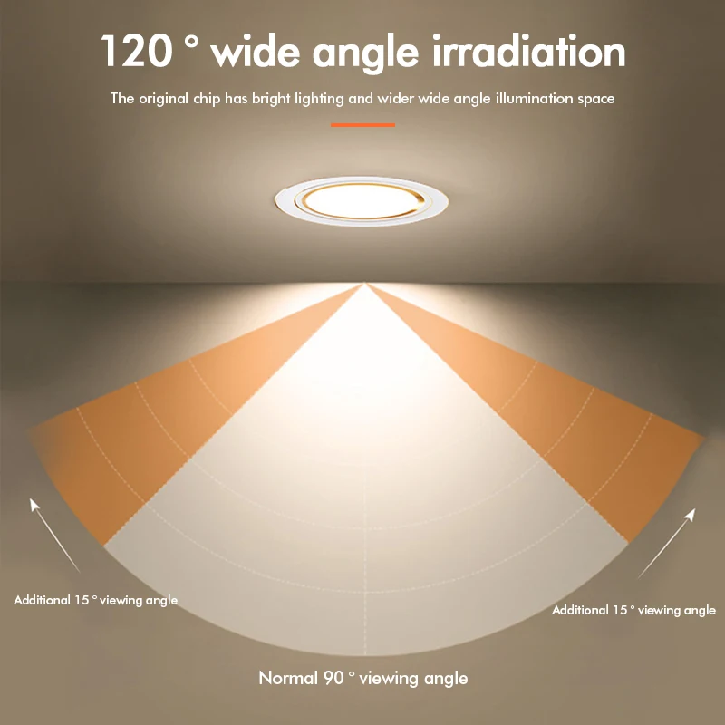 Foco led empotrable de aluminio para iluminación del hogar, lámpara de techo ultrafina, 3W, 5W, 7W, 12W, AC220V