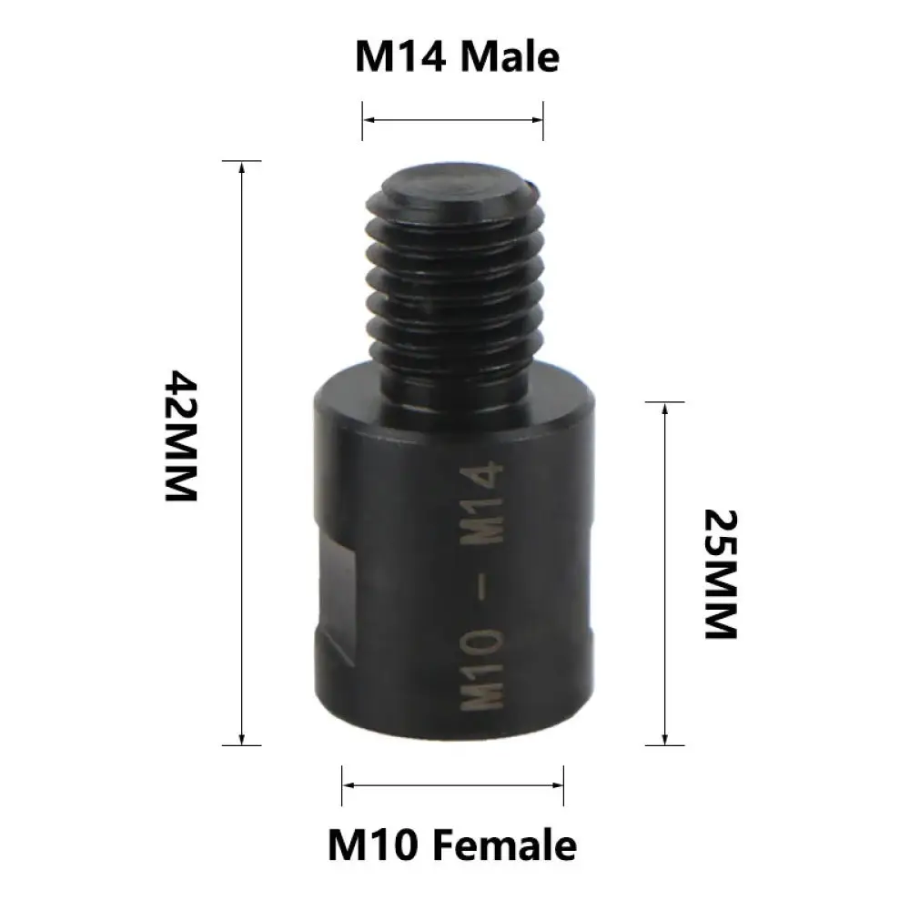 Universal Angle Grinder Adapter M14 To 5/8 11 Thread Converter Connector For Power Tools Drill Bits Hole Opener Tool