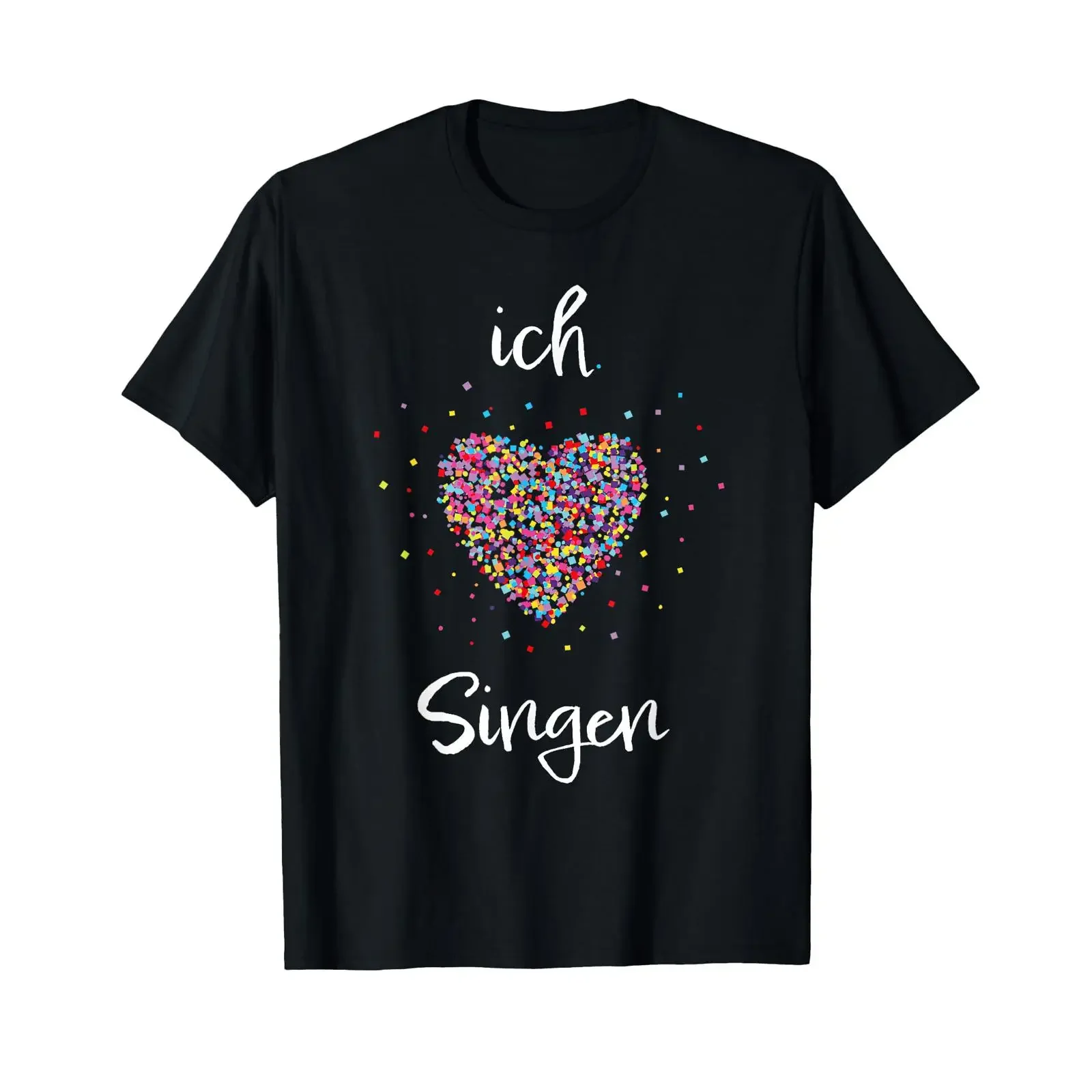 Singing Heart Choir Music Vocal T Shirt vintage Washed Stretched Slightly streetwear fashion Soft Top For Everyday Wear Unisex
