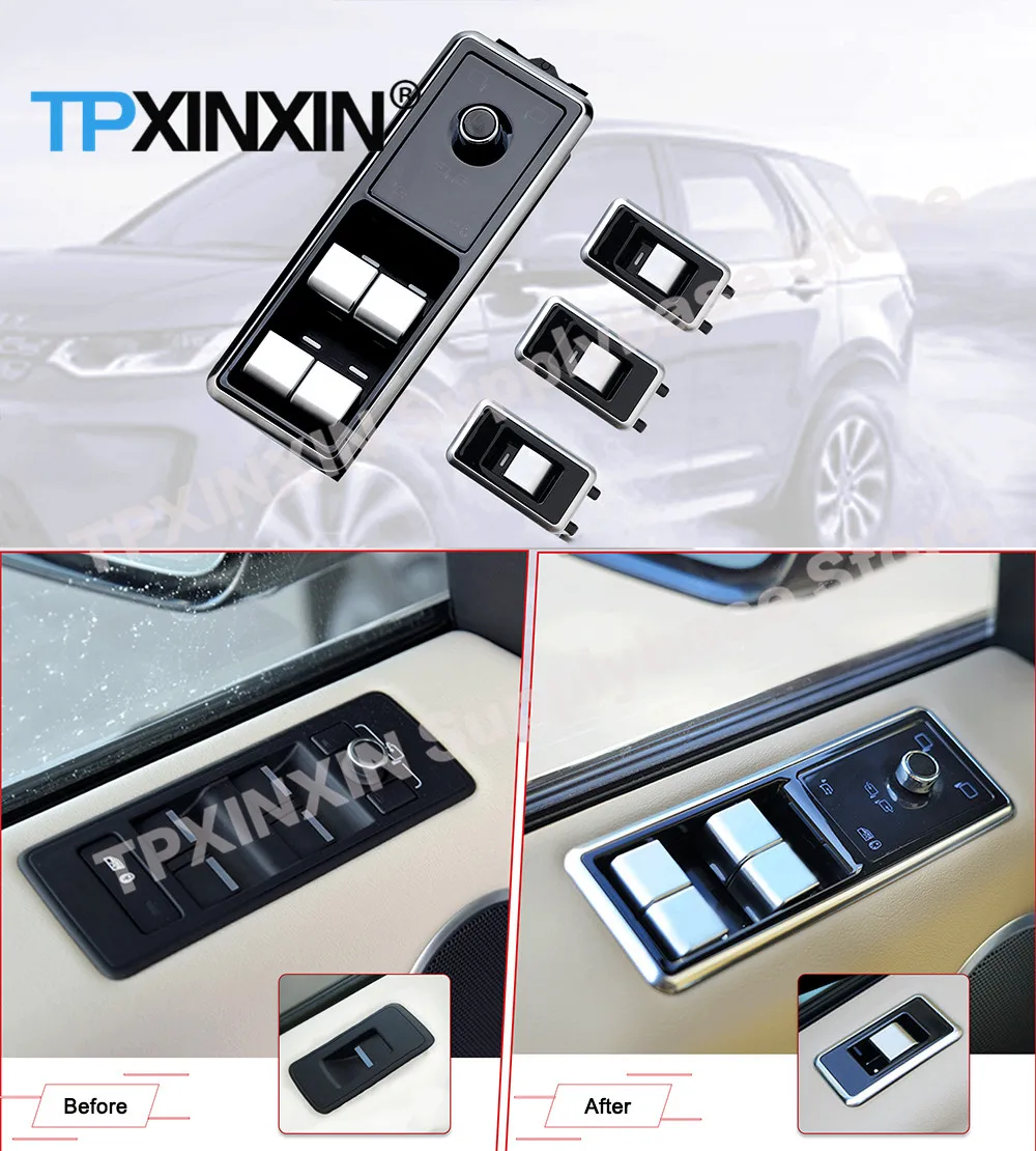 

For Land Rover Range Rover Vogue Sport Discovery 5 Car Electric Window Switch Lifting Control Glass Liquid Lifter Button