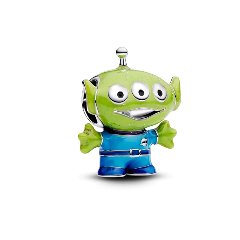 Miniso Pixar Monsters Inc لعبة قصة خرز تميمة استرخى صالح الأصلي سوار خرز قلادة DIY بها بنفسك مجوهرات النساء هدية #4