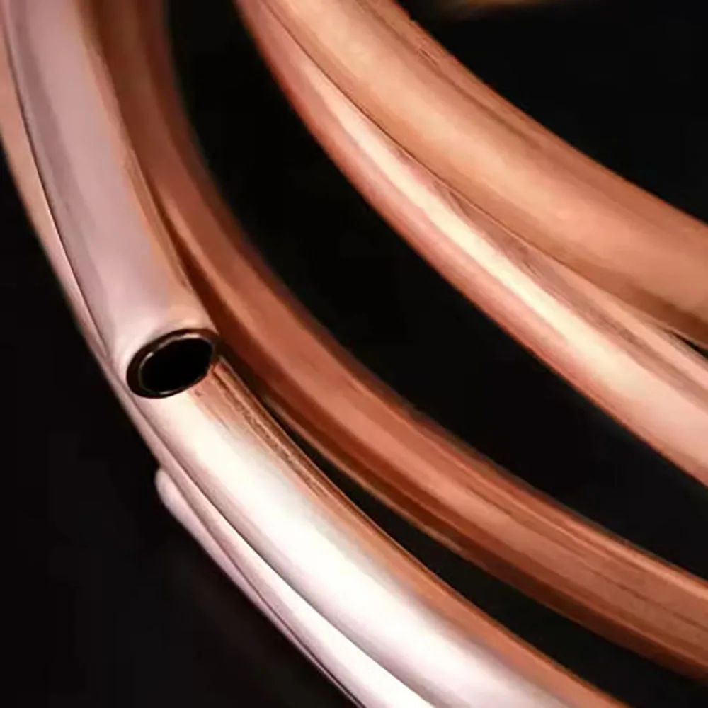 T2 Copper Copper Tube Air Conditioning Refrigeration Capillary Tube Outer Diameter 2/2.5/3/4/5/6/6.35/8/9.52/10mm