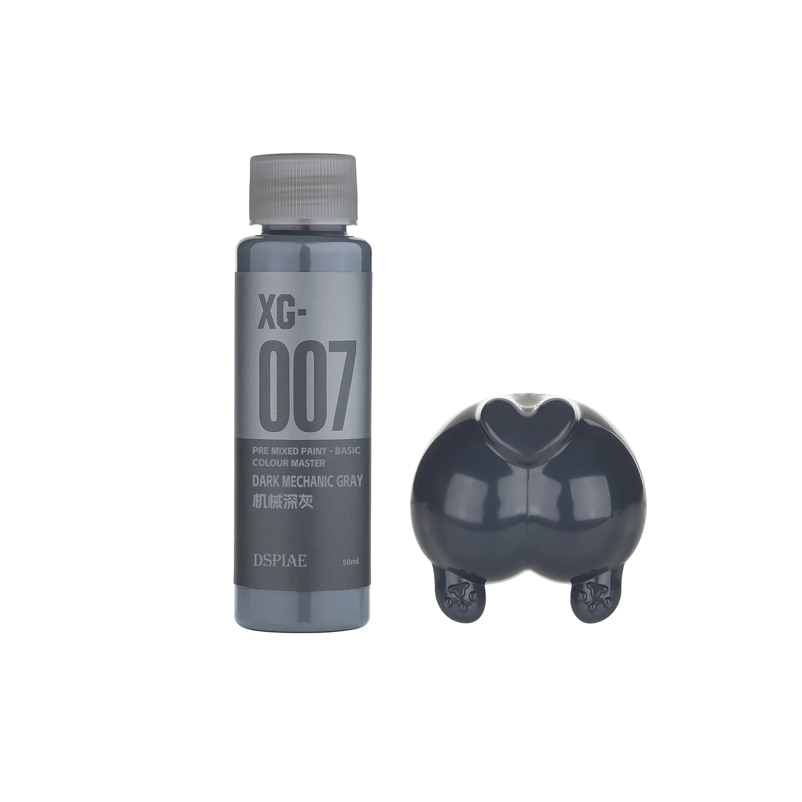 DSPIAE XG Serie Vorgemischte Wasserbasierte Farbe Basisfarbe Master Sprühfarbe Handbemaltes Modellbausatz-Pigment für Hobby DIY 50ML