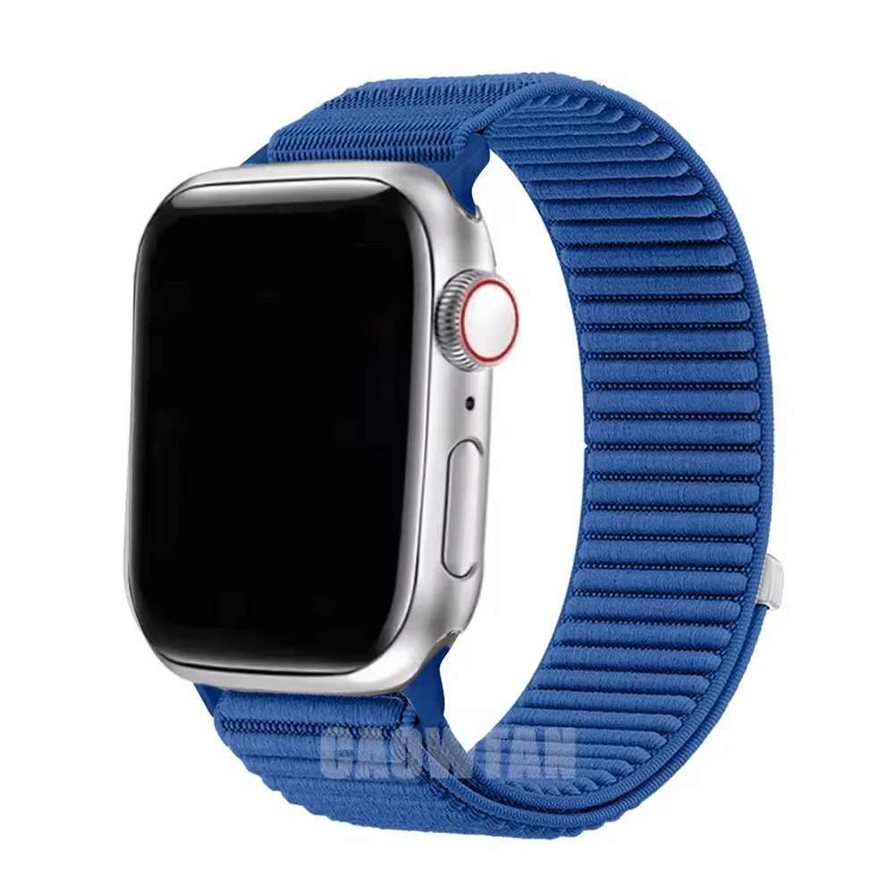 Für Apple Watch Band 10 42 mm 46 mm Ultra 49 mm Nylon-Sportarmband für iWatch 9 8 7 6 SE 5 4 41 mm 45 mm 44 mm 40 mm Correa-Armband