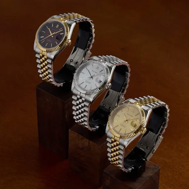 Baltany Men Automatic Watch 36mm Mechaical Wristwatch Sapphire Mirror 10ATM Waterproof Luminous NH35