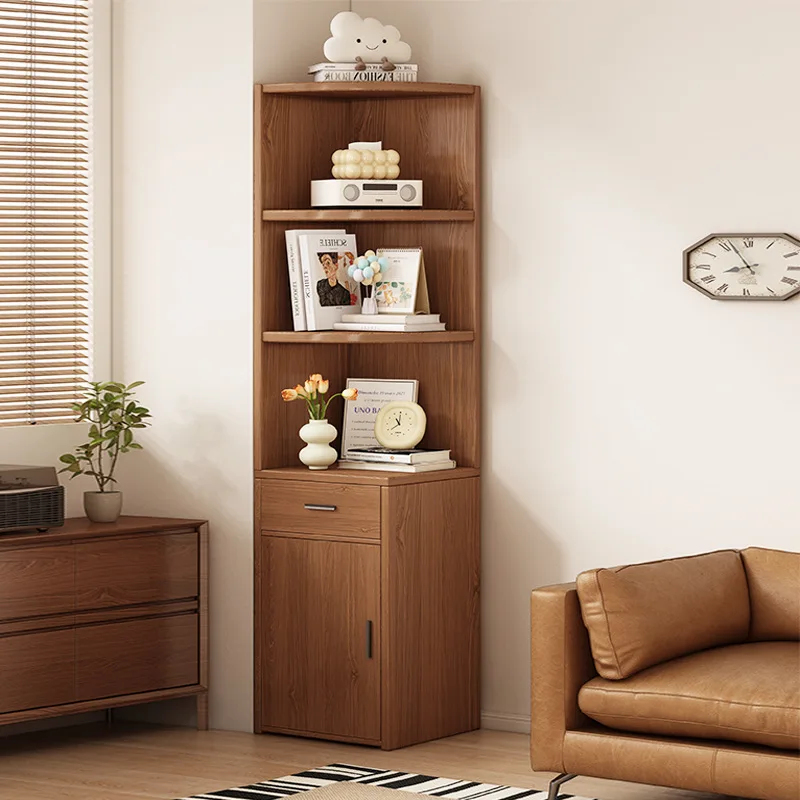 Eckschrank aus massivem Holz