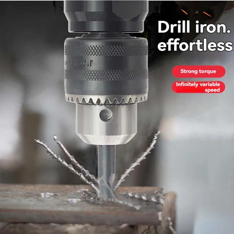 Powerful Pneumatic Straight Air Drill Deceleration Large Torque Air Drill Drilling Machine Tapping Machine