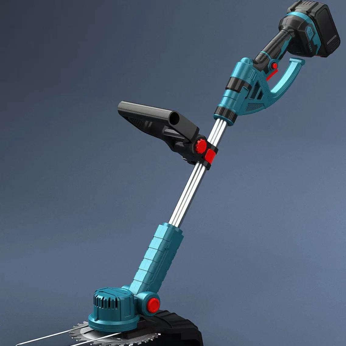 External rotor, wireless off-computer lawn mower, handheld household lawn mower, lawn mower