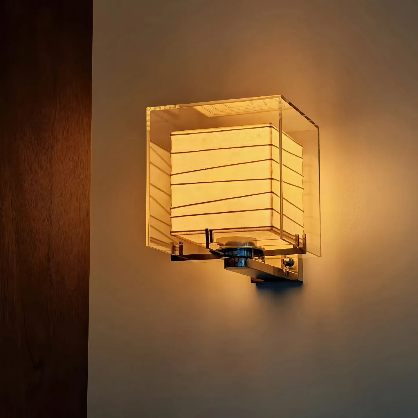 LED Fabric Bedside Wall Lamp Bedroom Charge Magnetic Suction Indoor Lighting tricolor Retro Atmosphere Wall Lamp Remote Control
