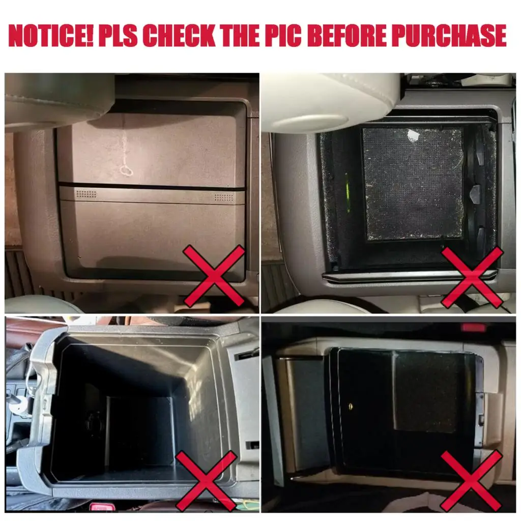Car Armrest Storage Box Center Console Tray Pallet For Toyota Land Cruiser Prado J120 J150 Lexus GX470 2004-2019 2020 2021 - Image 6
