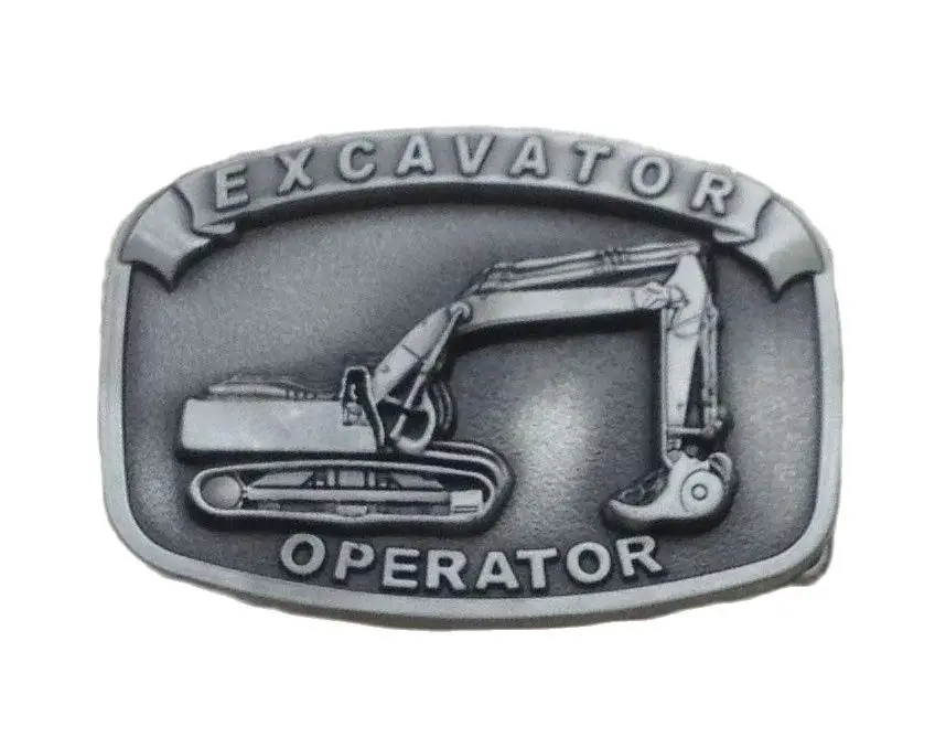 Excavator belt buckle with pewter finish SW-BY147 suitable for 4cm wideth belt with continous stock