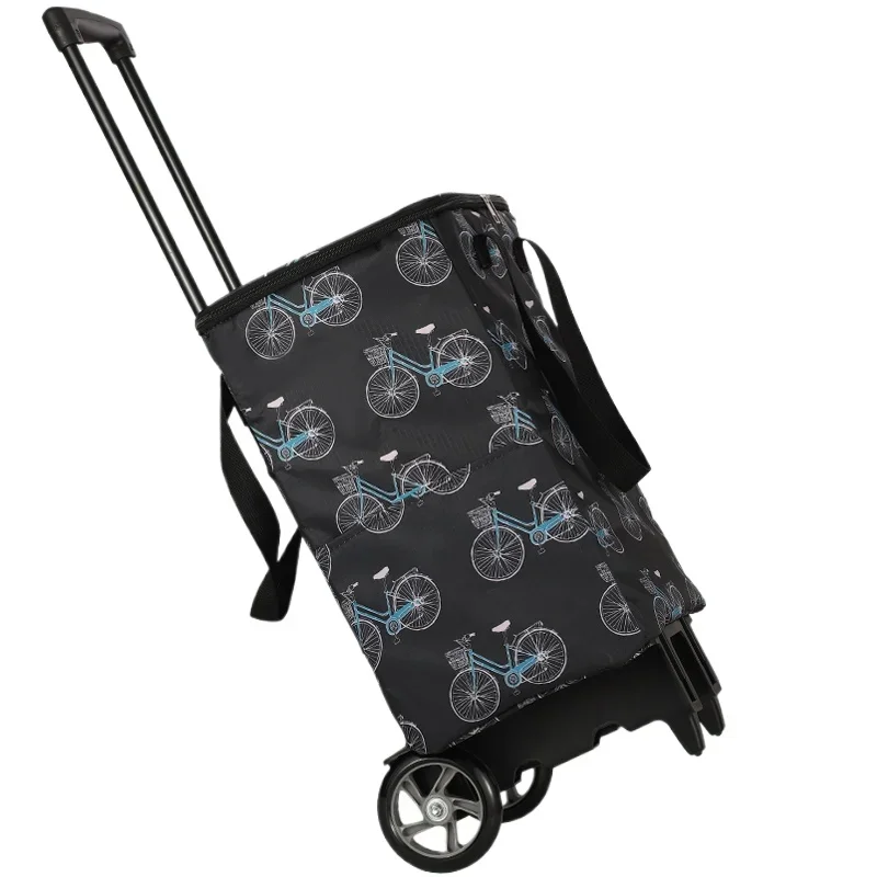 

Shopping trolley Home express trolley Pull goods trailer Folding portable