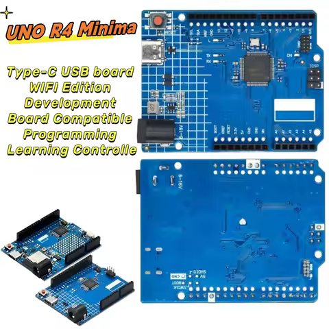 For Arduino UNO R4 Minima ESP32-S3 Type-C USB board WIFI Edition Development Board Compatible Programming Learning Controlle