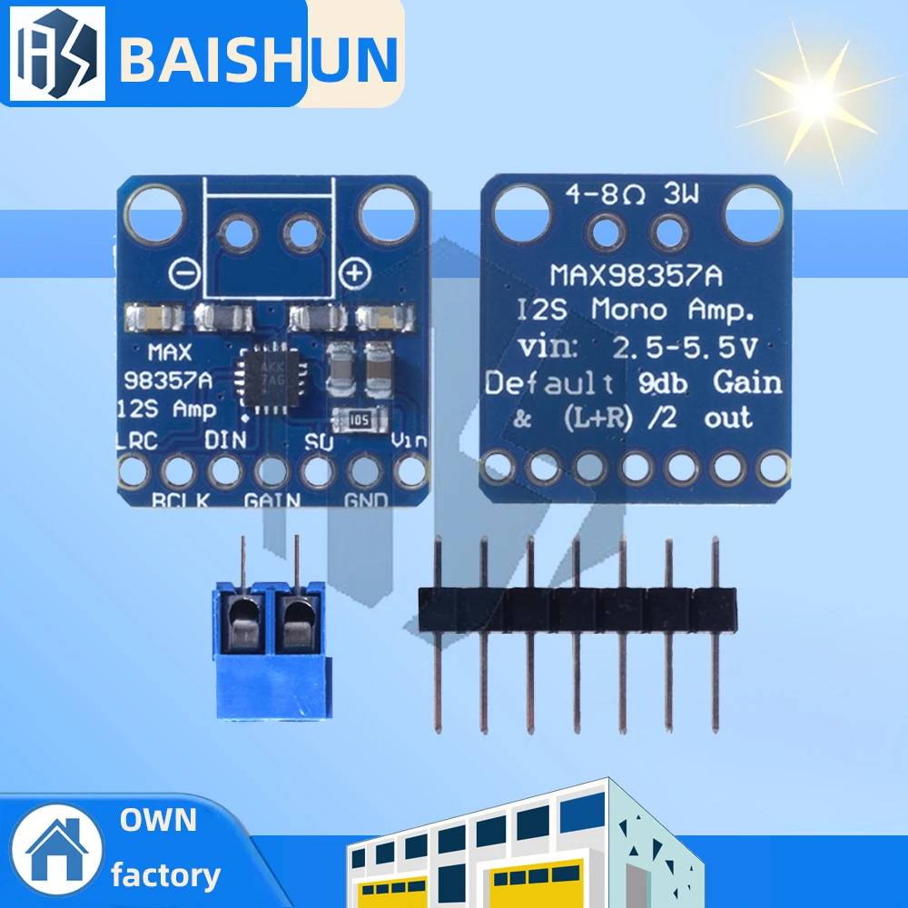 ‌MAX98357 I2S Class…