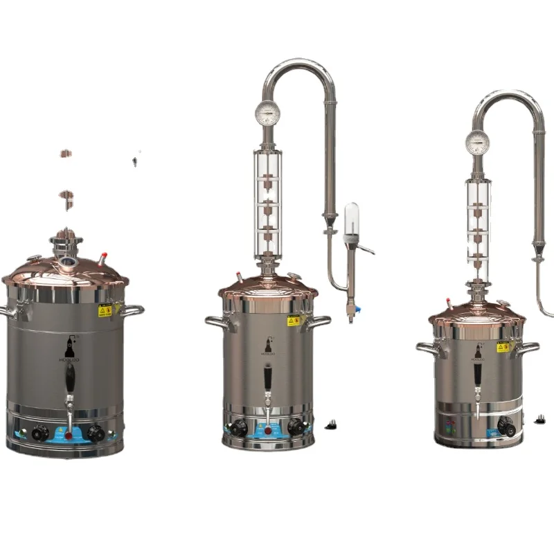 

Gourd Crystal Tower Brewing Distillation Machine Brewing Machine 4-Layer Distillation Technology