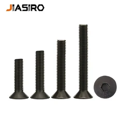 M1.6 M2 M2.5 M3 M4 M5 M6 M8 Hexagon Hex Socket Head Flat Countersunk Allen Bolt Black Grade 10.9 Carbon Steel Screw 3-80mm