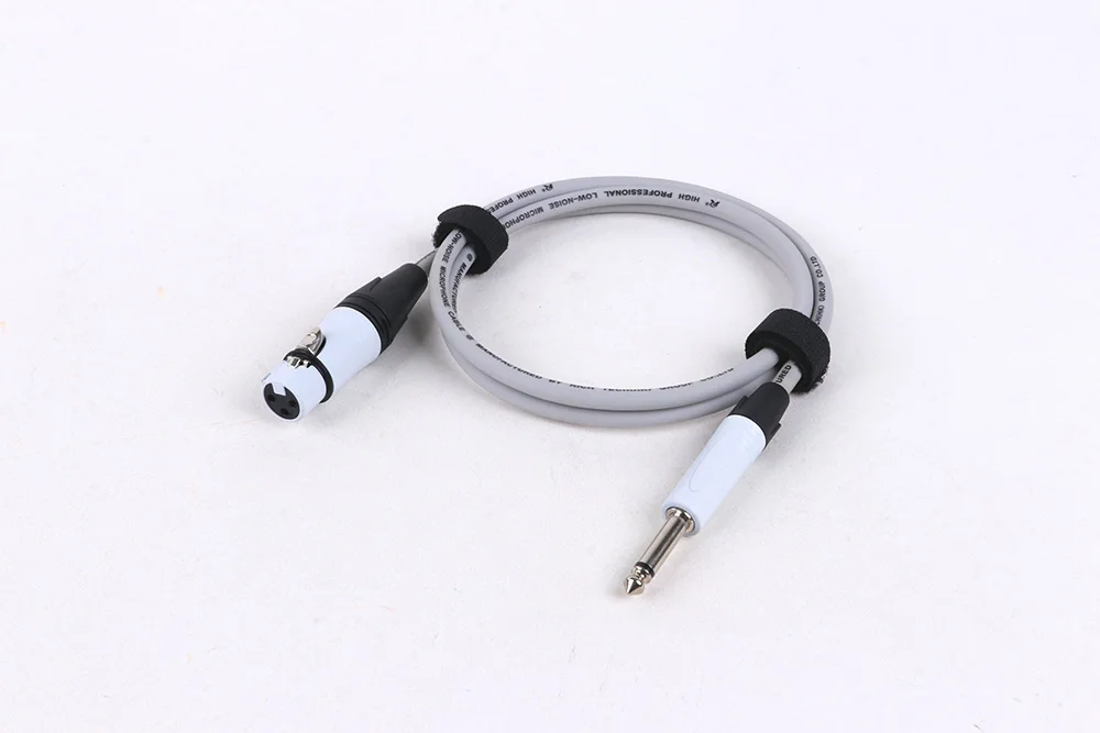 6,35 mm TS-Stecker auf 3-poliger XLR-Stecker/Buchse, Verbindungs-Audio-Verlängerungskabel für MIC Active Speakers, Bühnen-DJ-Studio-Audiokonsole – Detail 21