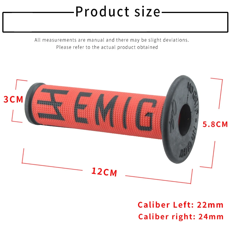 11 Colors Handle Grip Motorcycle High Quality EMIG Dirt Pit Bike Motocross 7/8\